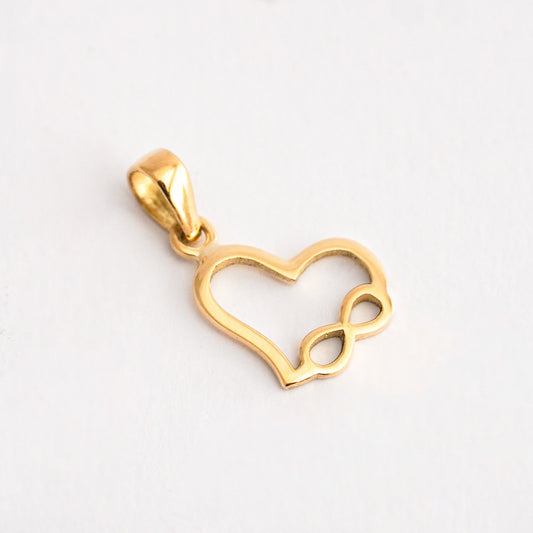 Dije Corazón infinito Oro18k