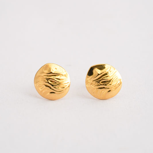 Aretes Dunas en oro 18k