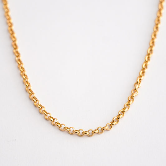 Cadena Rolo 2.5 mm maciza Oro18k