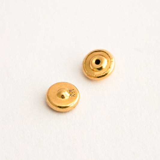 Seguro tambor para arete bebé en Oro18k