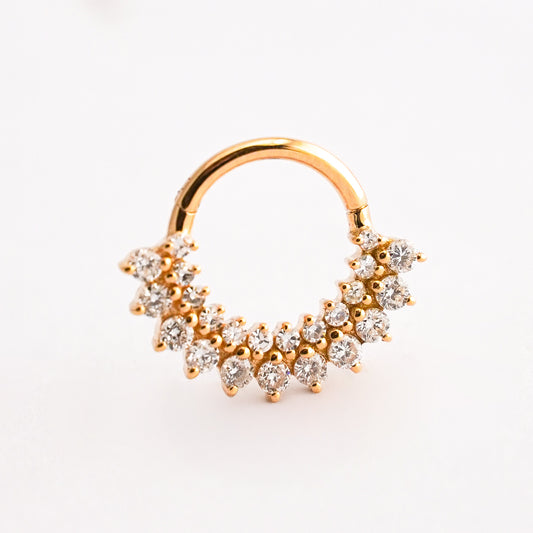 Clicker brillo imperial en Oro18k Daith - Piercing