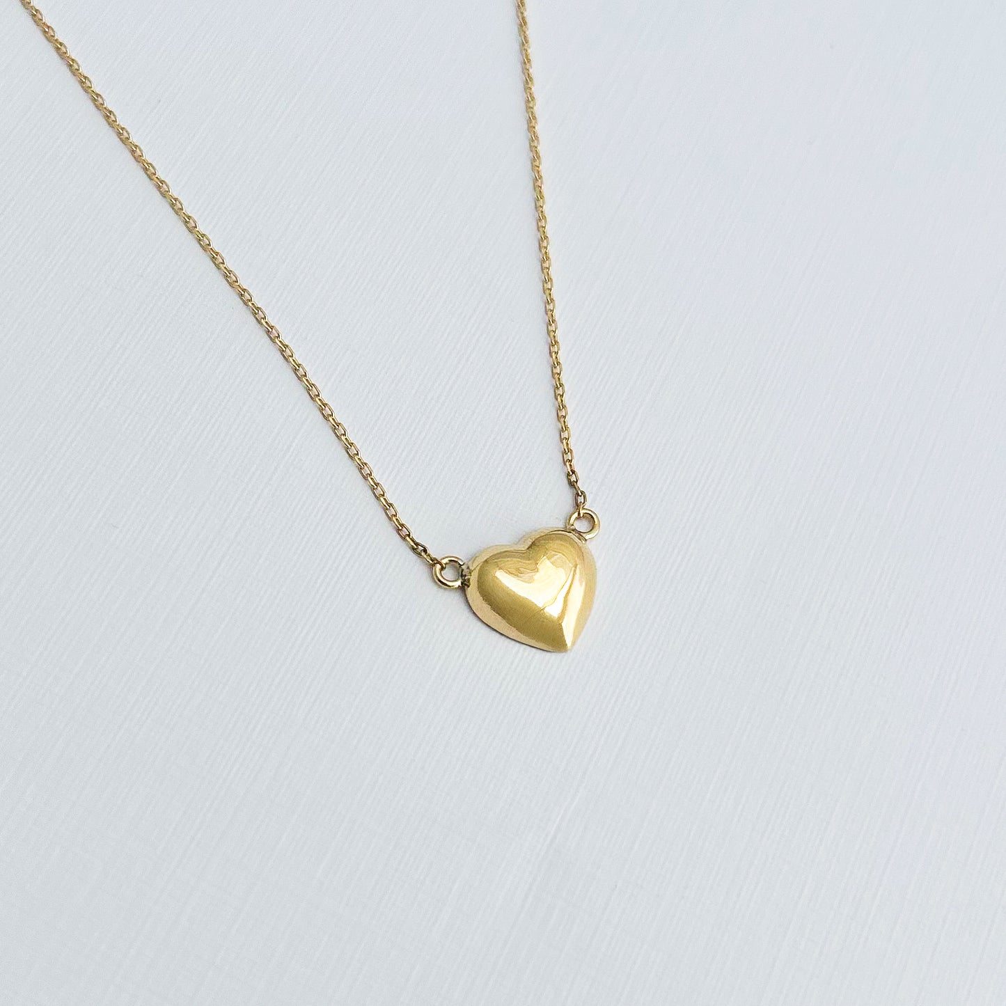 Gargantilla corazón oro 18k