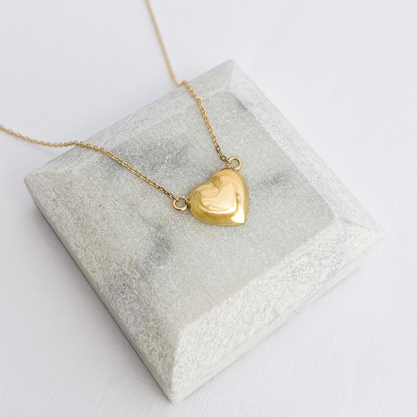 Gargantilla corazón oro 18k