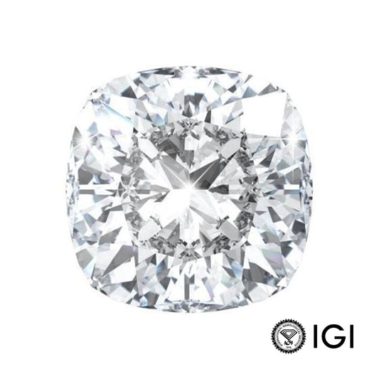 1.01 cts / IGI / F / VS2 / Square Cushion - Diamante Lab grown