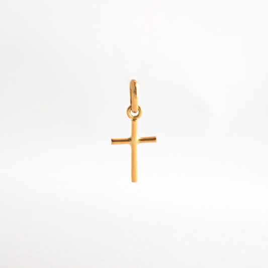 Dije Cruz Mini Oro 18K