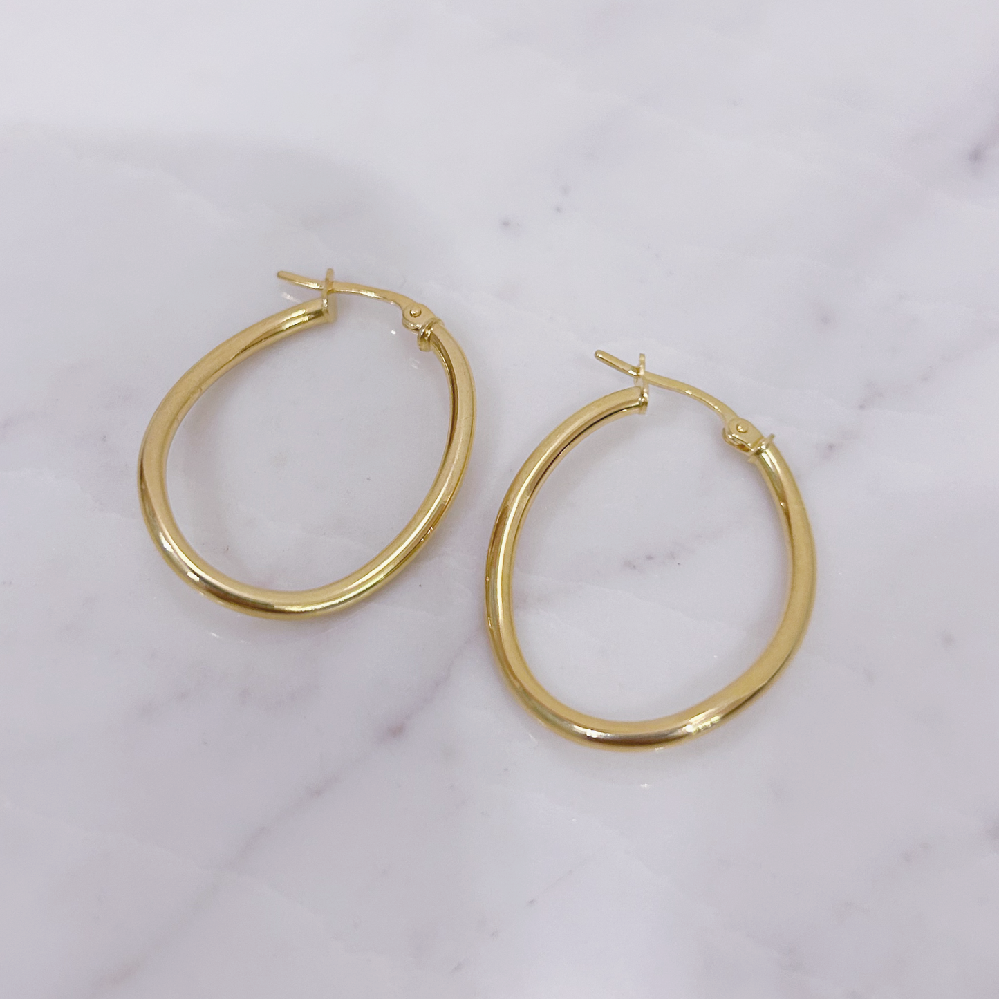 Argollas ondeadas oro 18k