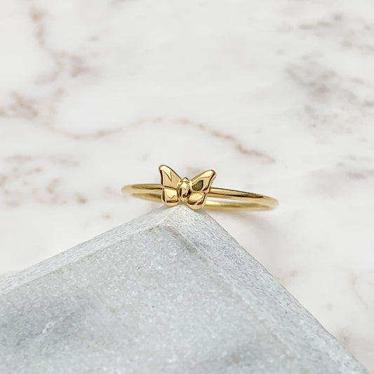 Anillo mariposa oro 18k