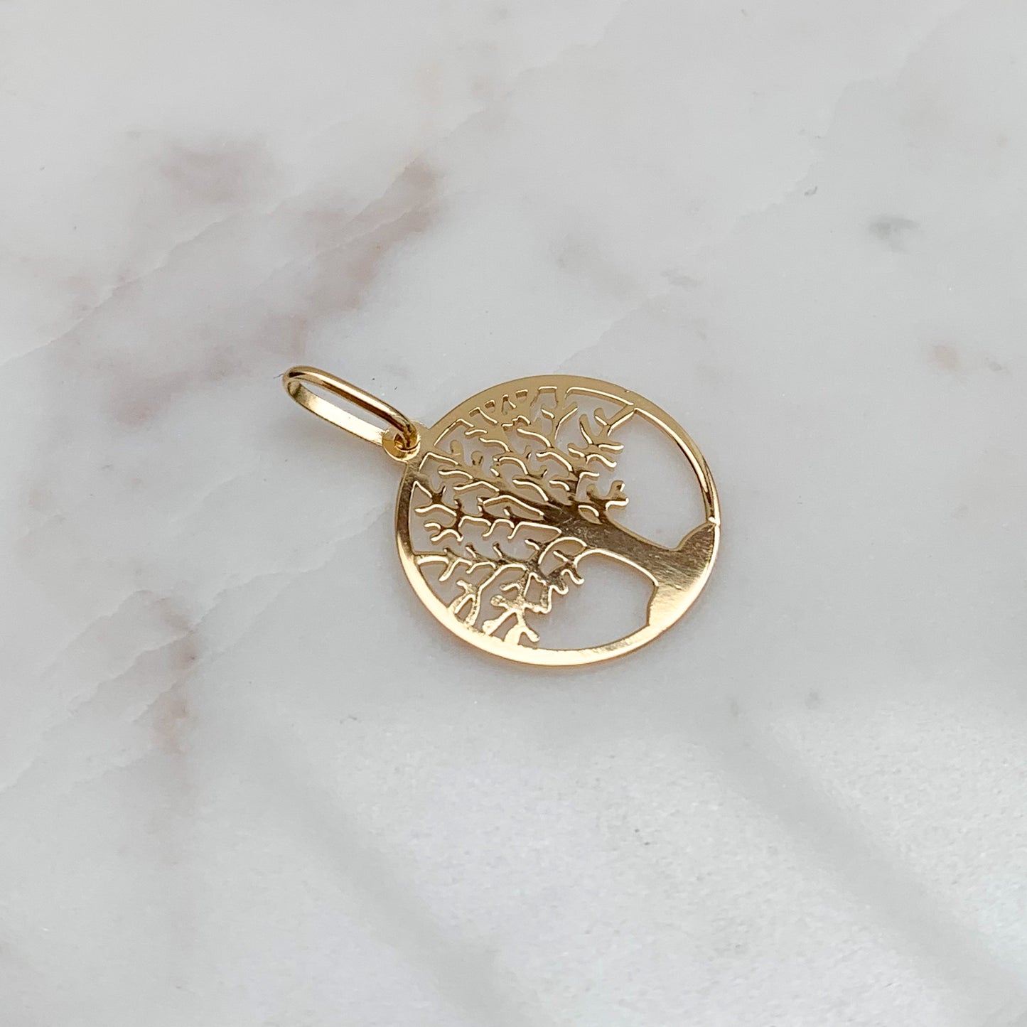 Dije árbol de la vida Grande en oro18k