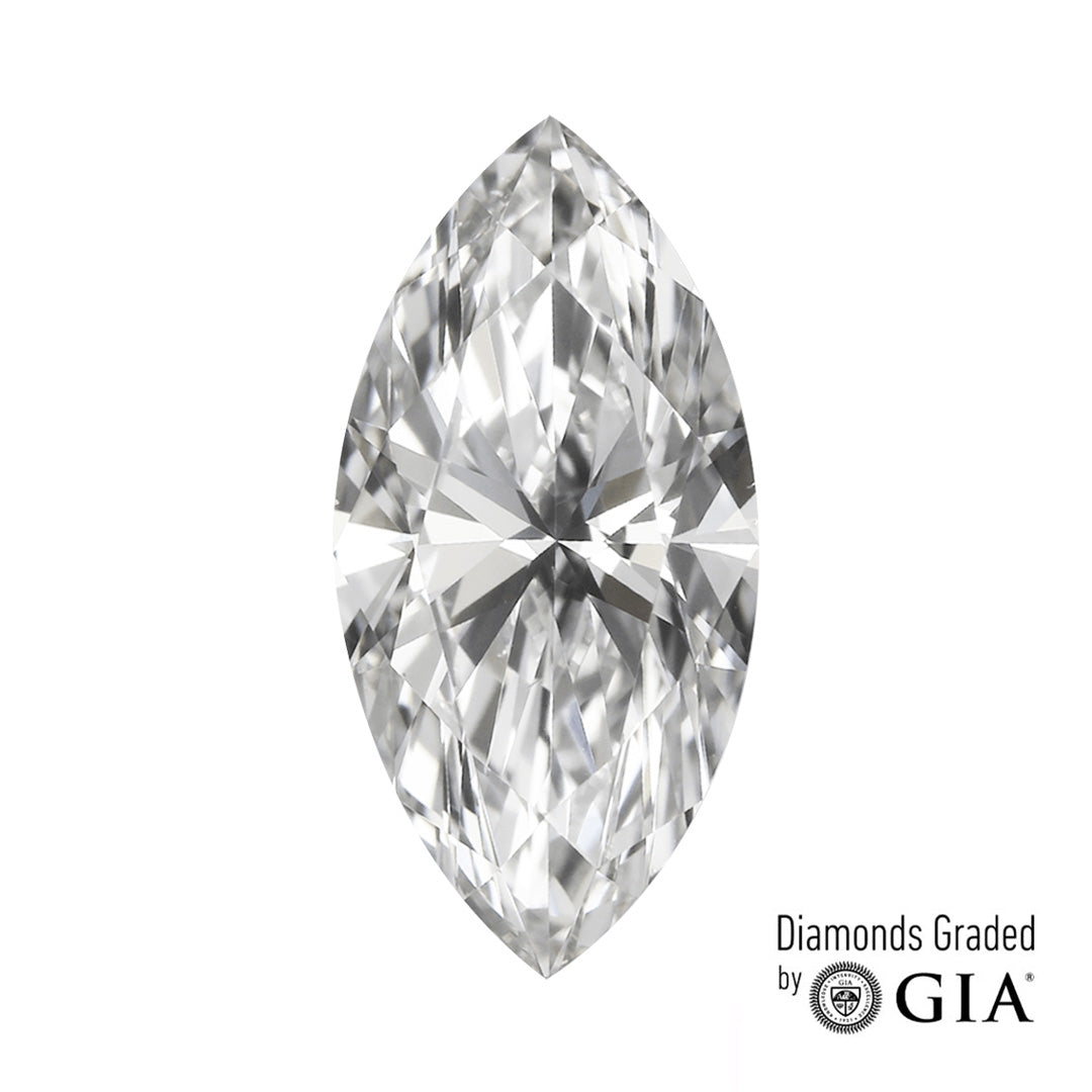 0.50 cts GIA / D / VS2 / Marquise  - Diamante natural
