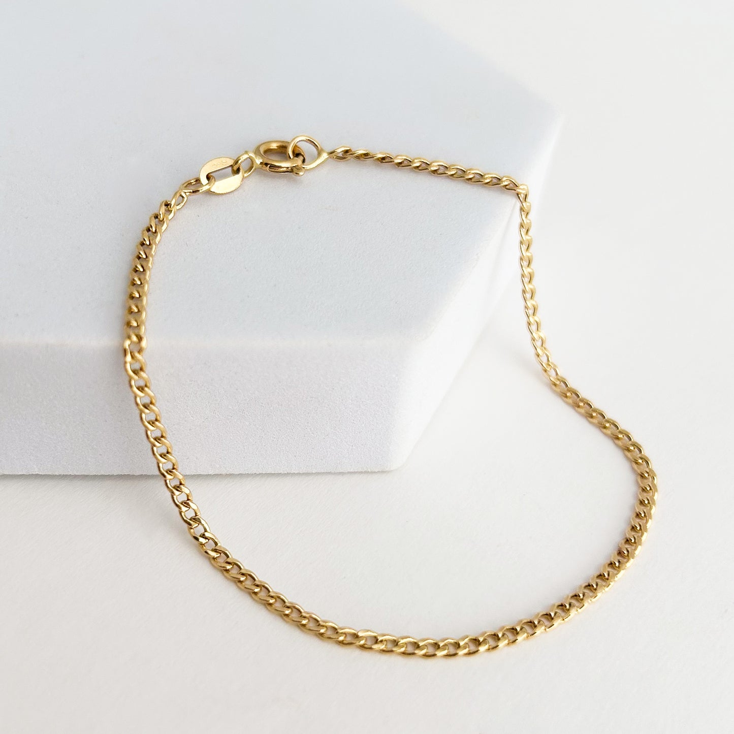 Pulsera pancer 2 mm Oro18k