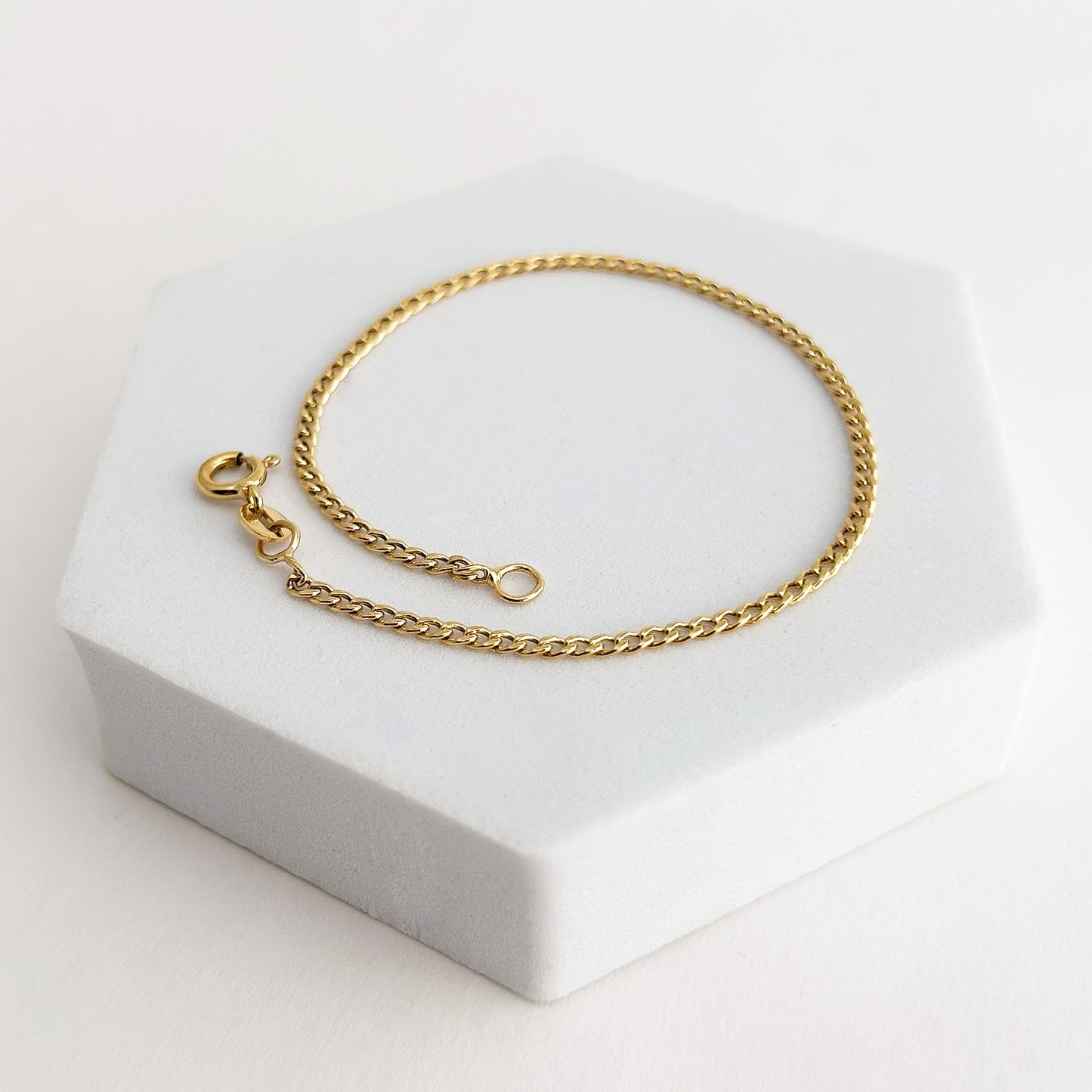 Pulsera pancer 2 mm Oro18k