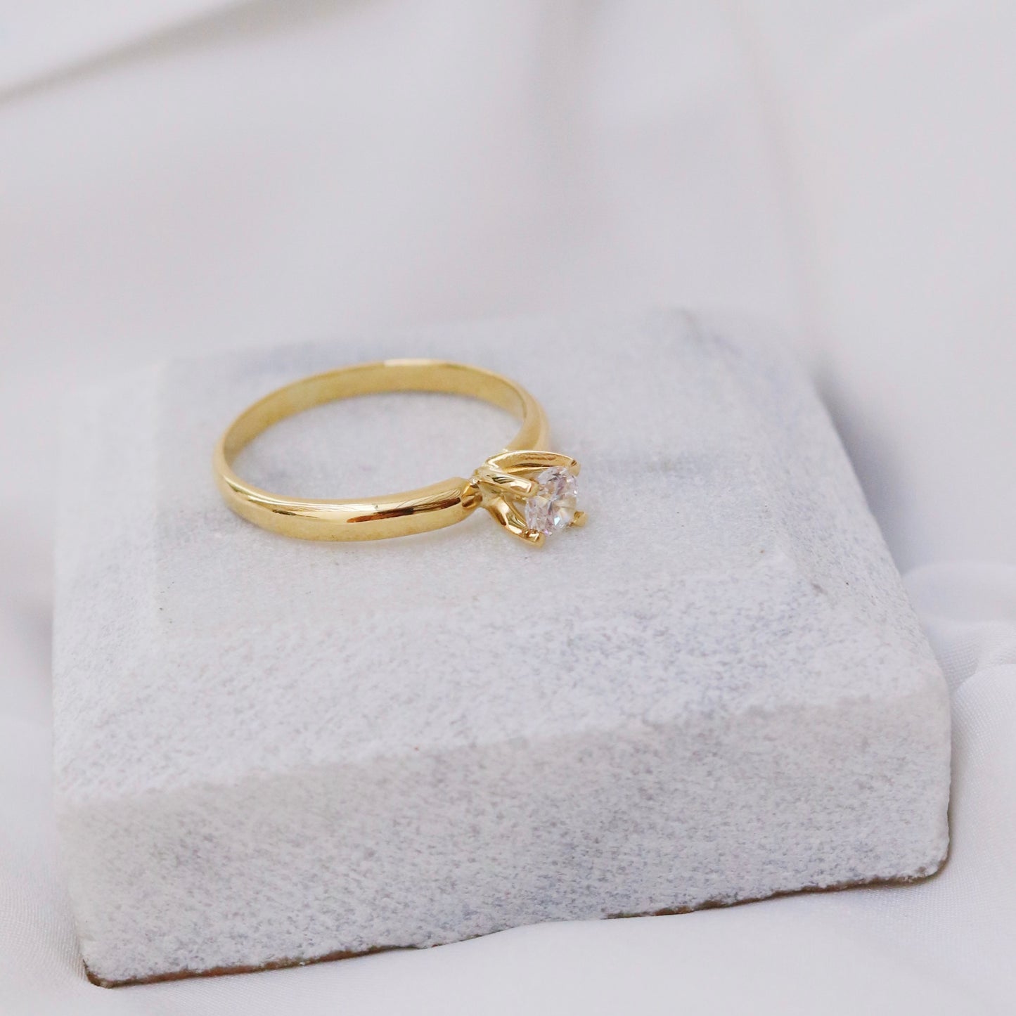 Anillo de Compromiso Oro18k - 8